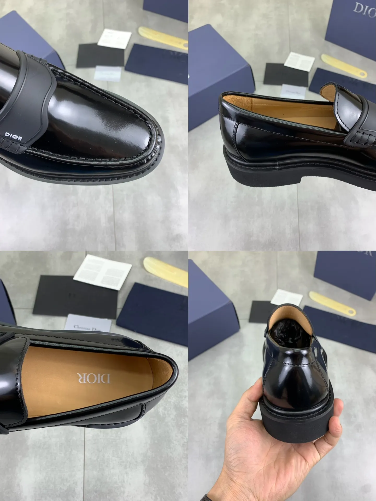 Factory price P800 💰Original quality, top version🔱 DIOR——Dior Men's business casual leather shoes, top quality products. 1:1 shipment ⬆️Luxurious and noble👞All imported original brand fabrics, just to create a more comfortable wearing experience, upper: original selected open edge beaded calfskin ➕Top imported water-dyed full cow lining, original light and comfortable foam outsole ✔️Number: 39-44 (38.45 can be customized)